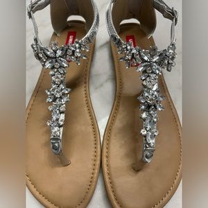 UNIONBAY rhinestone sandals